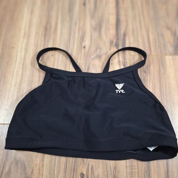 Tyr black halter top bikini top size medium - Picture 1 of 4